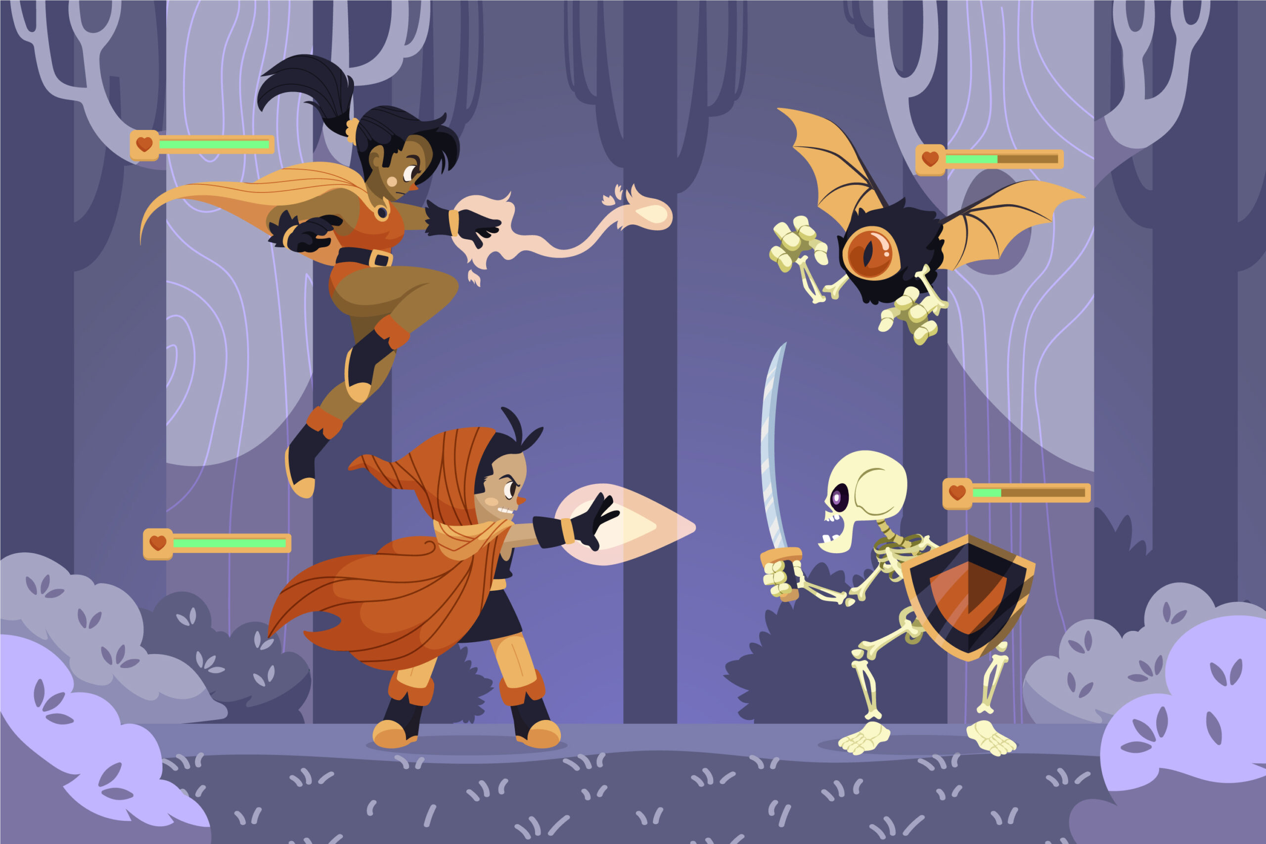 2d/3d game animation service bg image